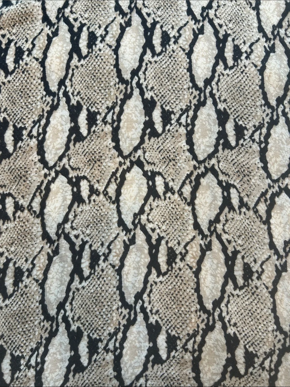 Beautiful Vintage Snakeskin-Print Scarf